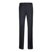 Slim Fit Blauwe Broek met Verstelbare Tailleband Incotex , Blue , Here...