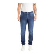 Donker Indigo Slim Fit Jeans Replay , Blue , Heren