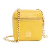 Stijlvolle schoudertas met ritssluiting Armani Exchange , Yellow , Dam...