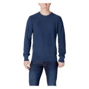 Stijlvolle Heren Katoenen Sweatshirt Collectie Guess , Blue , Heren