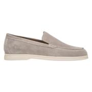 Heren Lichtbeige Loafers gemaakt van Echt Velours Estro , Beige , Here...