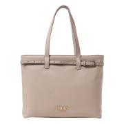 ECS M Tote Tas Liu Jo , Beige , Dames