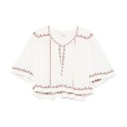 Stijlvolle Felicity Top voor vrouwen Isabel Marant Étoile , Beige , Da...