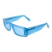 Blauwe Unisex Zonnebril Rechthoekige Stijl Gcds , Blue , Unisex