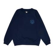 Katoenen Oversized Sweatshirt Music Channel Edwin , Blue , Heren