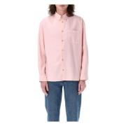 Roze Mateo Logo Shirt A.p.c. , Pink , Heren