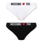 Twee-pack slips Moschino , Multicolor , Dames