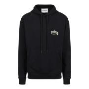 Regular fit zwarte katoenen hoodie Iceberg , Black , Heren