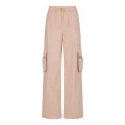 Blush parachute canvas cargo fit broek Iceberg , Pink , Dames