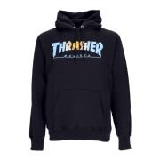 Argentina Revista Zwarte Hoodie Lange Mouw Thrasher , Black , Heren