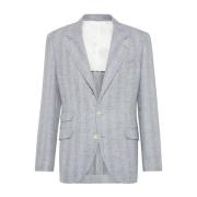 Lichtgrijze Herenjas Brunello Cucinelli , Gray , Heren