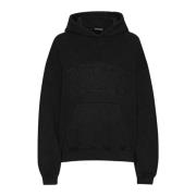 Heavy Washed Hoodie Rotate Birger Christensen , Black , Dames