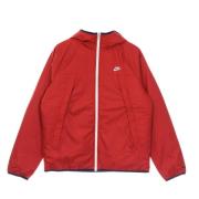 Omkeerbaar capuchonjack Gym Rood/Midnight Navy Nike , Red , Heren