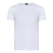 Wit T-shirt voor mannen Ermenegildo Zegna , White , Heren