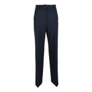 Elegante Wollen Broek Max Mara Weekend , Blue , Dames