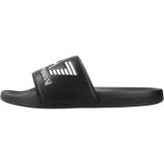 Strandkleding Sliders voor Mannen Emporio Armani , Black , Heren