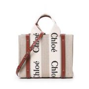 Stijlvolle Kleine Tote Tas Chloé , Beige , Dames