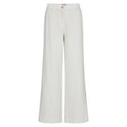 Beata Ramie Pant MOS Mosh , Beige , Dames