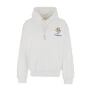 Witte Diamond Column Hoodie met Logo Casablanca , White , Heren