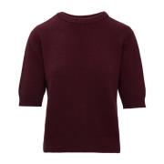 Luxe London Wool Cashmere Mix Wakakuu Icons , Red , Dames