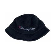 Zwarte Fleece Bucket Hat Champion , Black , Dames