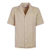 Casual korte mouw overhemd Lardini , Beige , Heren