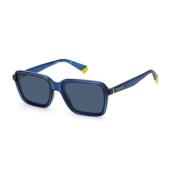 Polycarbonaat Zonnebril Polaroid , Blue , Unisex