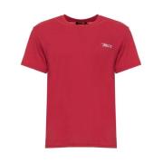 Klassieke Crew Neck T-shirt MCS , Red , Heren