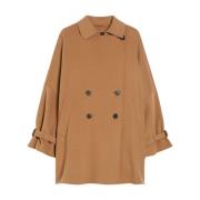 Luxe korte trenchcoat Max Mara Weekend , Brown , Dames