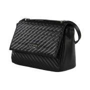 Gestikte Crossbody Tas Cult , Black , Dames