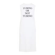 Witte Jurk voor Vrouwen Elegante Stijl Moschino , White , Dames