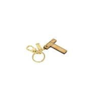 Leren T Charm Sleutelhanger Alviero Martini 1a Classe , Beige , Dames