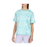 Geometrische Print Klassieke T-Shirt Jordan , Blue , Dames