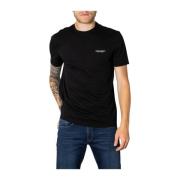 Zwarte Crew Neck T-shirt Armani Exchange , Black , Heren