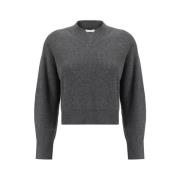 Kasjmier V-hals Pullover met Cut-Out Detail Brunello Cucinelli , Gray ...