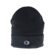 Gedrukte Polyester Beanie Navy Champion , Blue , Heren