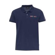 Luxe Geborduurd Poloshirt MCS , Blue , Heren