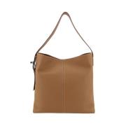 Leren Tote Schoudertas Alexander McQueen , Beige , Dames