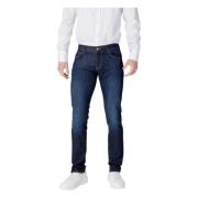 Stijlvolle Zip Jeans met Zakken Armani Exchange , Blue , Heren