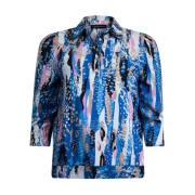 Polo Blouson Shirt in Korenbloem-Lucht Roberto sarto , Multicolor , Da...