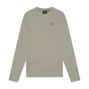 Klassieke Sweatshirt met Logodetail Lyle & Scott , Green , Heren