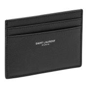 Creditcardhouder Saint Laurent , Black , Heren