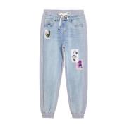 Jeans met Zakken Desigual , Blue , Dames