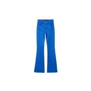 Blauwe Bootcut Katoenen Jeans voor Vrouwen Desigual , Blue , Dames