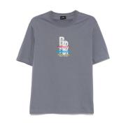 Grijze Crew Neck T-shirts en Polos PS By Paul Smith , Gray , Heren