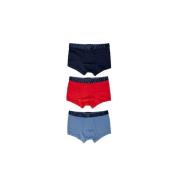 Blauwe Katoenen Boxershorts Emporio Armani , Multicolor , Heren