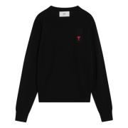 Crewneck Sweatshirt Ami Paris , Black , Heren