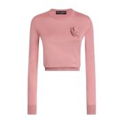 CrewNeck Pullover Sweaters Dolce & Gabbana , Pink , Dames