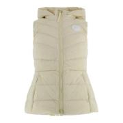 Beige Clair Vest White Disc Canada Goose , Beige , Dames