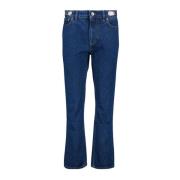 Vintage Blauwe Denim Straight Cut Jeans Paco Rabanne , Blue , Dames